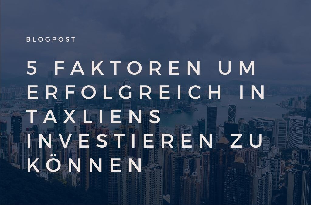 5 Faktoren um erfolgreich in TaxLiens investieren zu können